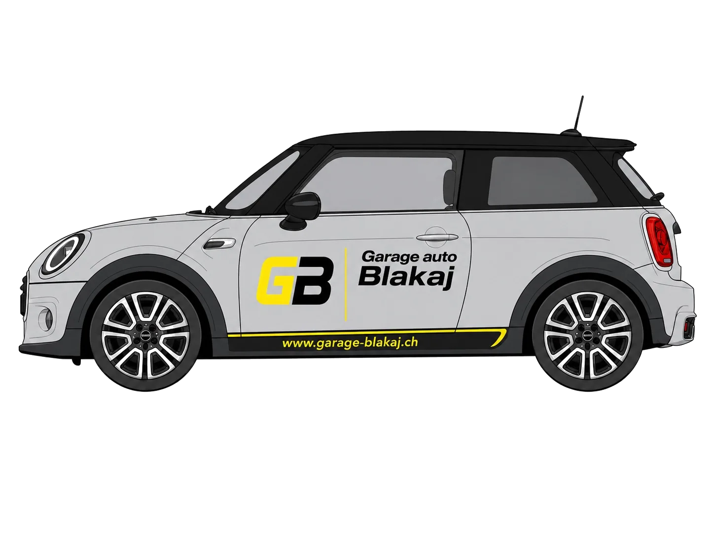 Mini Cooper — véhicule de prêt Garage Blakaj