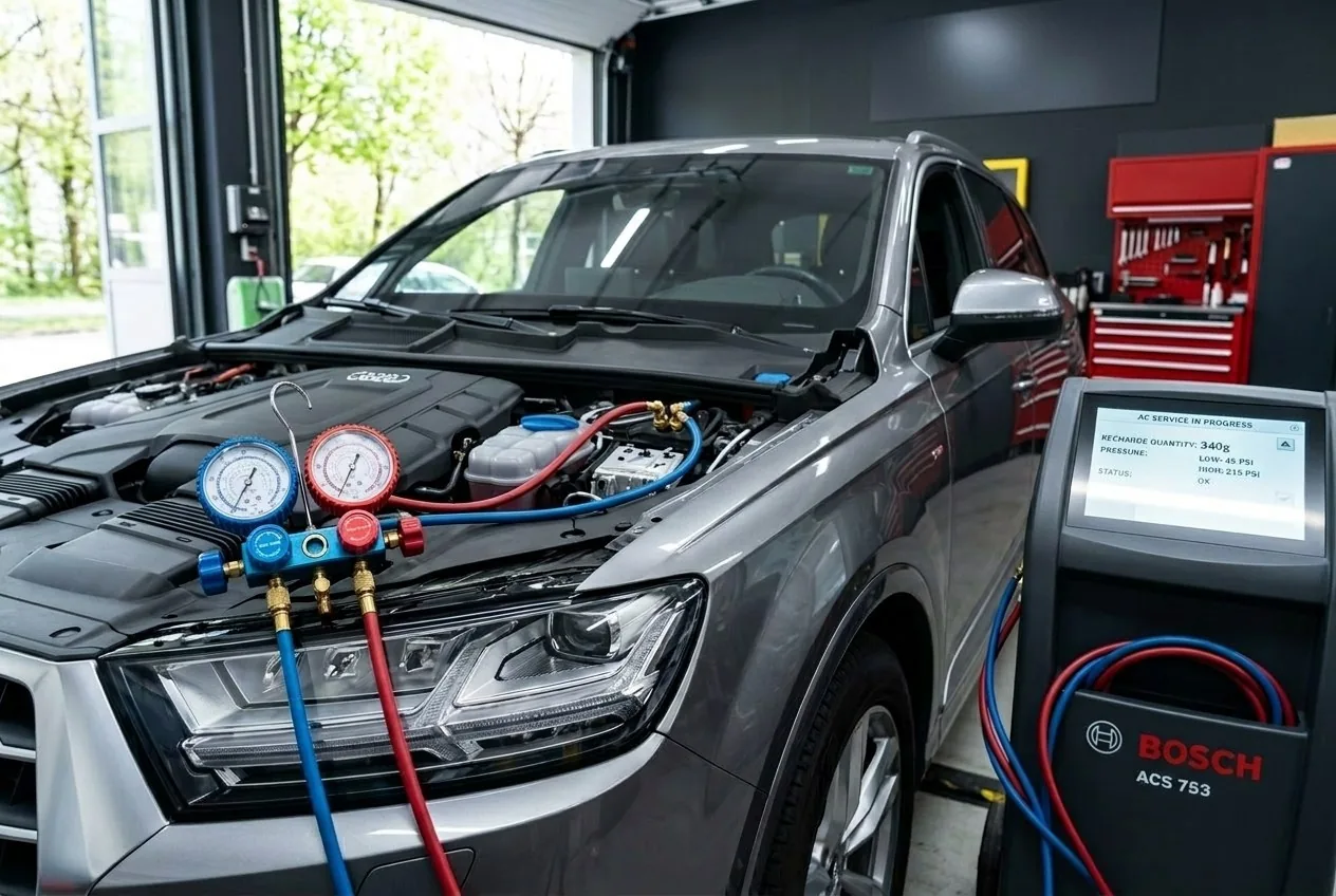 Service Climatisation — recharge et contrôle complet